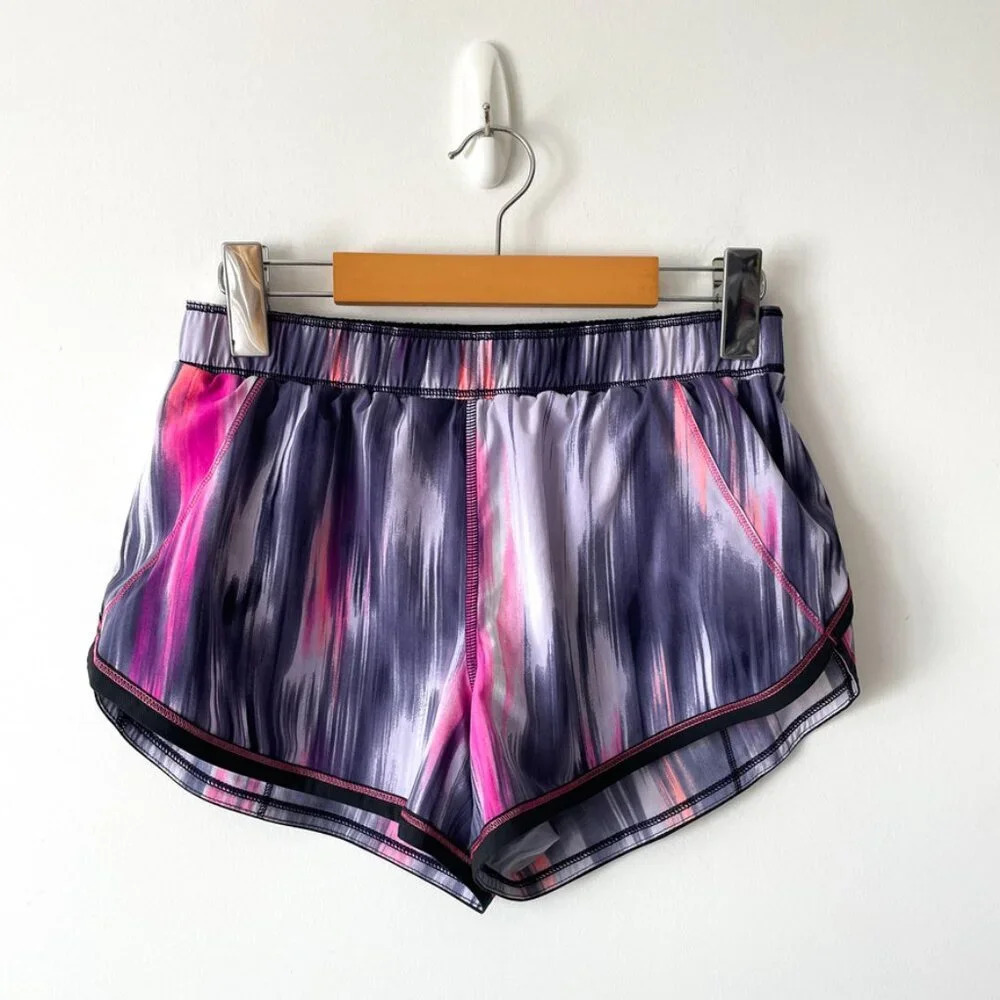 Lululemon Run: Roll Down Short Mirage Deep Indigo Size 2